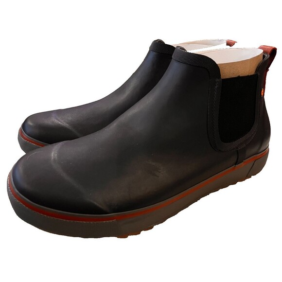BOGS Kicker Rain Chelsea II Men\'s Boots Black Size 11 NEW in Box Waterproof main image 8